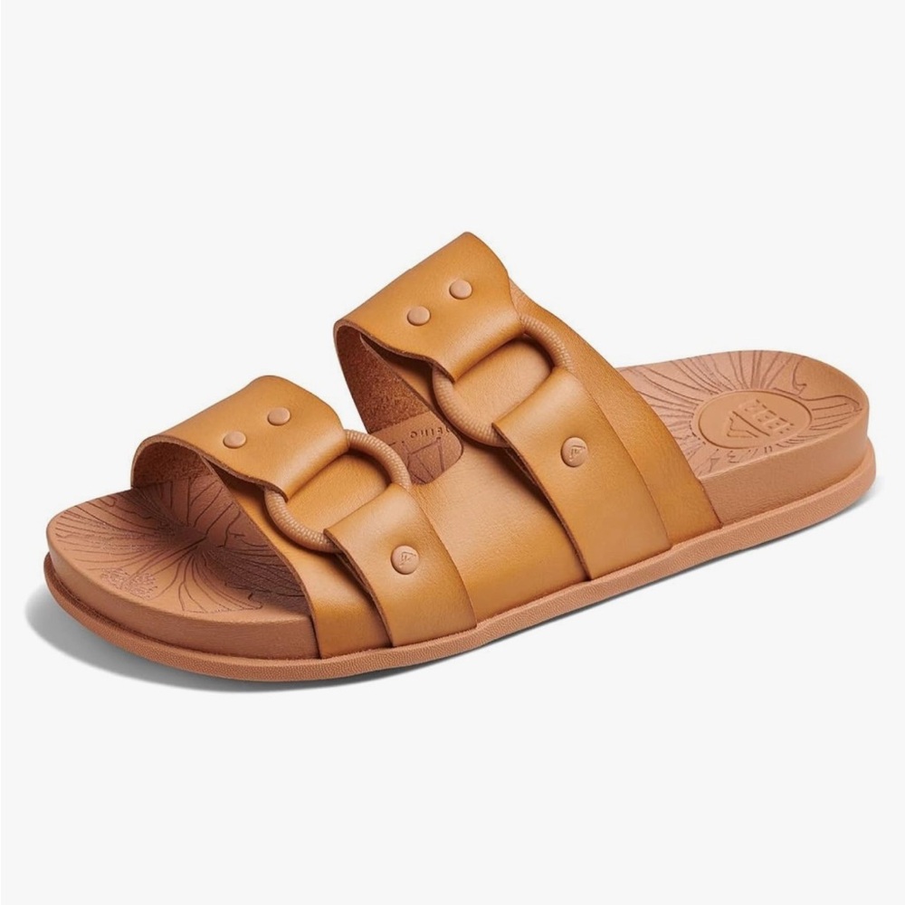 Reef Vera Cruise Cushion Slide Sandal, size 6. Worn twice